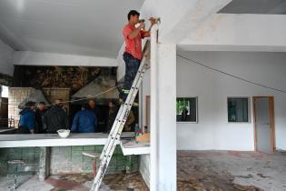 Avance de obras del Presupuesto Participativo en el Galpón de Corrales Avance de obras del Presupuesto Participativo en el Galpón de Corrales