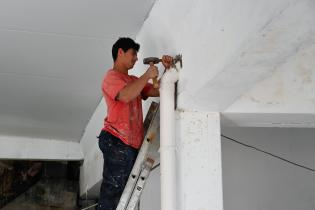 Avance de obras del Presupuesto Participativo en el Galpón de Corrales Avance de obras del Presupuesto Participativo en el Galpón de Corrales