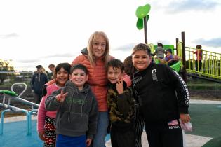 Inauguración de plaza Cañada Iyuí