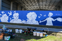 Jornada de pintada de Mural Transformando Vidas, 15 de mayo 2024