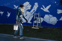 Jornada de pintada de Mural Transformando Vidas, 15 de mayo 2024