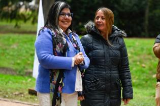 Directora de Cultura, María Inés Obaldía en la inauguración de plaza infantil en el Jardín del Museo de la Memoria Directora de Cultura, María Inés Obaldía en la inauguración de plaza infantil en el Jardín del Museo de la Memoria