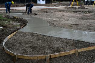 Avance de obras en el parque Rivera Avance de obras en el parque Rivera
