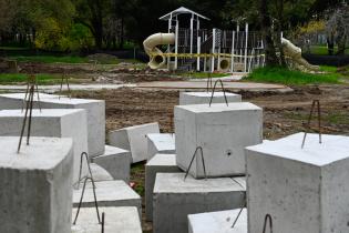Avance de obras en el parque Rivera Avance de obras en el parque Rivera