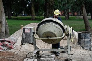 Avance de obras en el parque Rivera Avance de obras en el parque Rivera