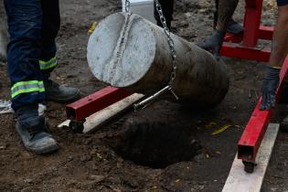 Avance de obras en el parque Rivera Avance de obras en el parque Rivera