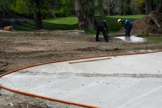 Avance de obras en el parque Rivera Avance de obras en el parque Rivera