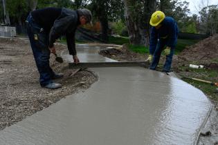 Avance de obras en el parque Rivera Avance de obras en el parque Rivera