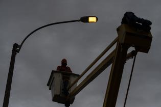 Nueva iluminación con tecnología led en la Rambla
