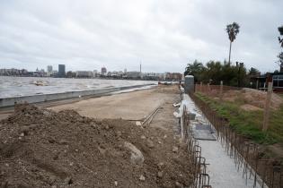 Obras de reacondicionamiento en el de paseo de los Pescadores Obras de reacondicionamiento en el de paseo de los Pescadores