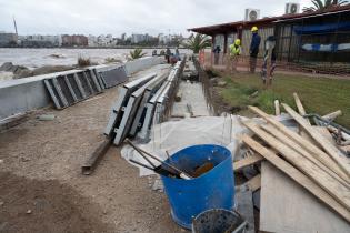 Obras de reacondicionamiento en el de paseo de los Pescadores