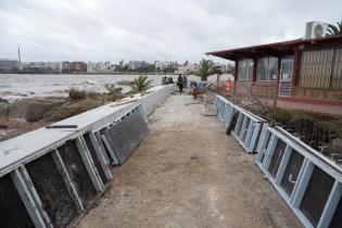 Obras de reacondicionamiento en el de paseo de los Pescadores Obras de reacondicionamiento en el de paseo de los Pescadores