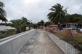 Obras de reacondicionamiento en el de paseo de los Pescadores Obras de reacondicionamiento en el de paseo de los Pescadores
