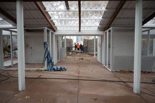 Avance de obras en el Mercado Verde