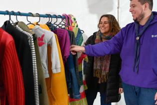 Directora de Desarrollo Social, Mercedes Clara en rueda de prensa por campaña del abrigo Directora de Desarrollo Social, Mercedes Clara en rueda de prensa por campaña del abrigo