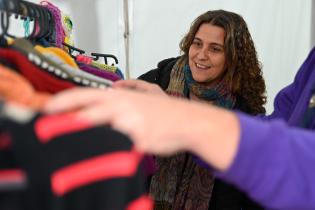 Directora de Desarrollo Social, Mercedes Clara en rueda de prensa por campaña del abrigo Directora de Desarrollo Social, Mercedes Clara en rueda de prensa por campaña del abrigo