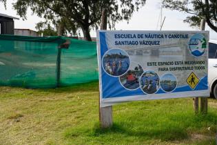 Recorrida por obras del presupuesto participativo en la Escuela de Náutica y Canotaje , Santiago Vázquez Recorrida por obras del presupuesto participativo en la Escuela de Náutica y Canotaje , Santiago Vázquez