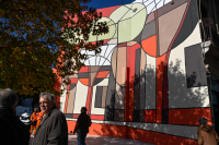 Inauguración de espacio publico, mural y escultura en La Comercial 