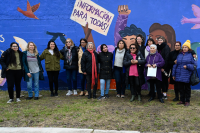  Inauguración de mural por campaña «Informando a las mujeres, transformando vidas»