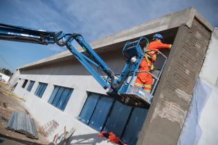Avance de obras en el laboratorio de Bromatología, 4 de junio de 2024