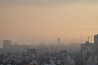 Vista aérea de Montevideo, 6 de junio de 2024