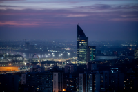 Vista aérea de Montevideo, 6 de junio de 2024