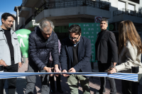 Inauguración de obras en calle Colón en el marco del programa Late Ciudad Vieja
