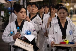 Demostración de Taekwondo en conmemoración del 60° aniversario de las relaciones diplomáticas entre Corea y Uruguay