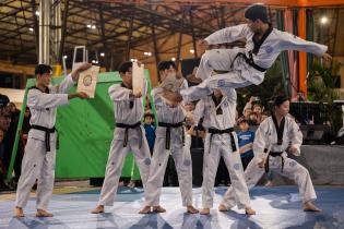 Demostración de Taekwondo en conmemoración del 60° aniversario de las relaciones diplomáticas entre Corea y Uruguay Demostración de Taekwondo en conmemoración del 60° aniversario de las relaciones diplomáticas entre Corea y Uruguay