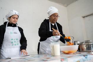 Jornada de curso práctico de Cocina Uruguay, en el barrio 1° de Mayo Jornada de curso práctico de Cocina Uruguay, en el barrio 1° de Mayo