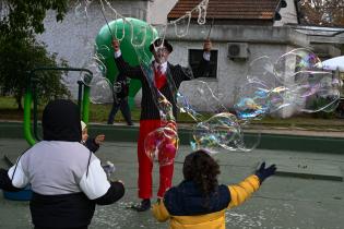 Inauguración de obras en el parque Rivera.