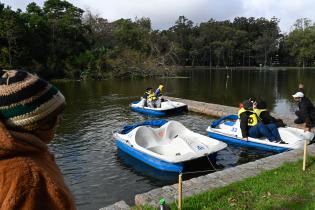 Inauguración de obras en el parque Rivera.