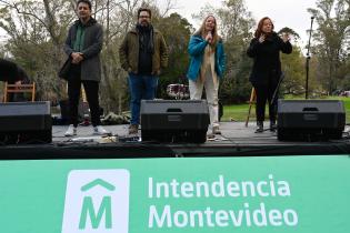Inauguración de obras en el parque Rivera.
