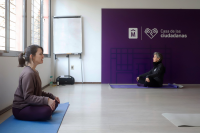 Clases de yoga en la Casa de las Ciudadanas