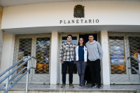 Encuentro con estudiantes de astronomía en el Planetario de Montevideo