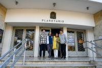 Encuentro con estudiantes de astronomía en el Planetario de Montevideo