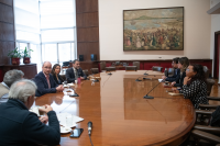 Reunión del Intendente Mauricio Zunino con ACNUR 