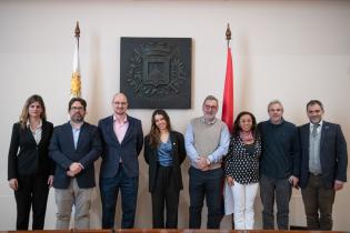 Reunión del Intendente Mauricio Zunino con ACNUR Reunión del Intendente Mauricio Zunino con ACNUR