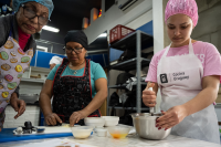 Curso sobre Alimentación Saludable programa de Educación Alimentaria Cocina Uruguay Migrantes