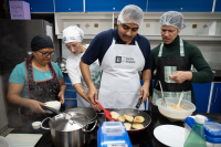 Curso sobre Alimentación Saludable programa de Educación Alimentaria Cocina Uruguay Migrantes