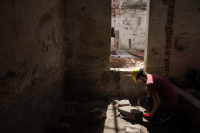 Obras de remodelación de Casa de Artigas. Investigación arqueológica.Casa Natal de Artigas ubicada en la esquina de Colon y Cerrito