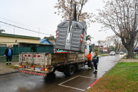 Rotación de contenedores en el Municipio A, 6 de agosto de 2024