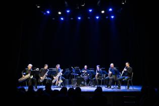 Gira barrial de la Banda Sinfónica de Montevideo, espectáculo Seis Saxos Gira barrial de la Banda Sinfónica de Montevideo, espectáculo Seis Saxos