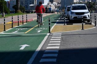 Avance de obras de la ciclovía de la Rambla Avance de obras de la ciclovía de la Rambla