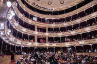 Espectáculo de la temporada Lírica del teatro Solís