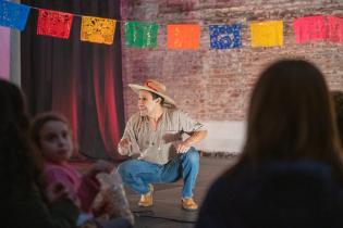 Función de teatro y títeres en la Galponera Función de teatro y títeres en la Galponera