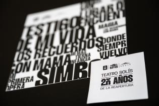 Lanzamiento de spot por los 20 años del teatro Solís Lanzamiento de spot por los 20 años del teatro Solís