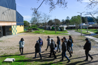 Recorrida de participantes del 4° Foro Regional de Desarrollo Económico Local por Cedel Casavalle