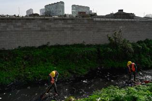 Tareas preventivas de limpieza en barrio Aquiles Lanza, 29 de agosto de 2024