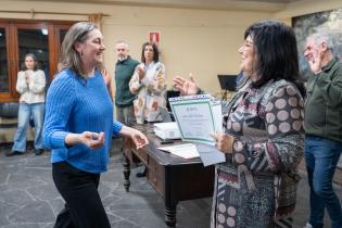 Entrega de diplomas a egresados de la Escuela de Jardinería